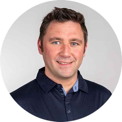 Rund ausgeschnittenes Portrait von Andreas Windhaber, Prokurist von GAT-Solar GmbH