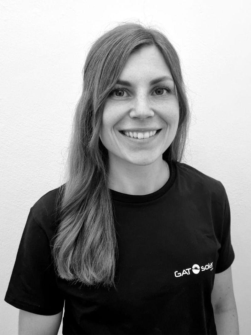 Schwarzweiß-Portraitfoto von Christina Eichtinger